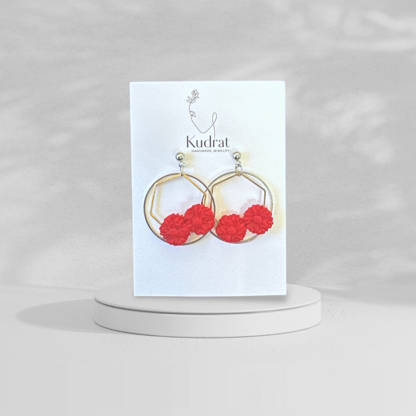 Ruby Red Dangles