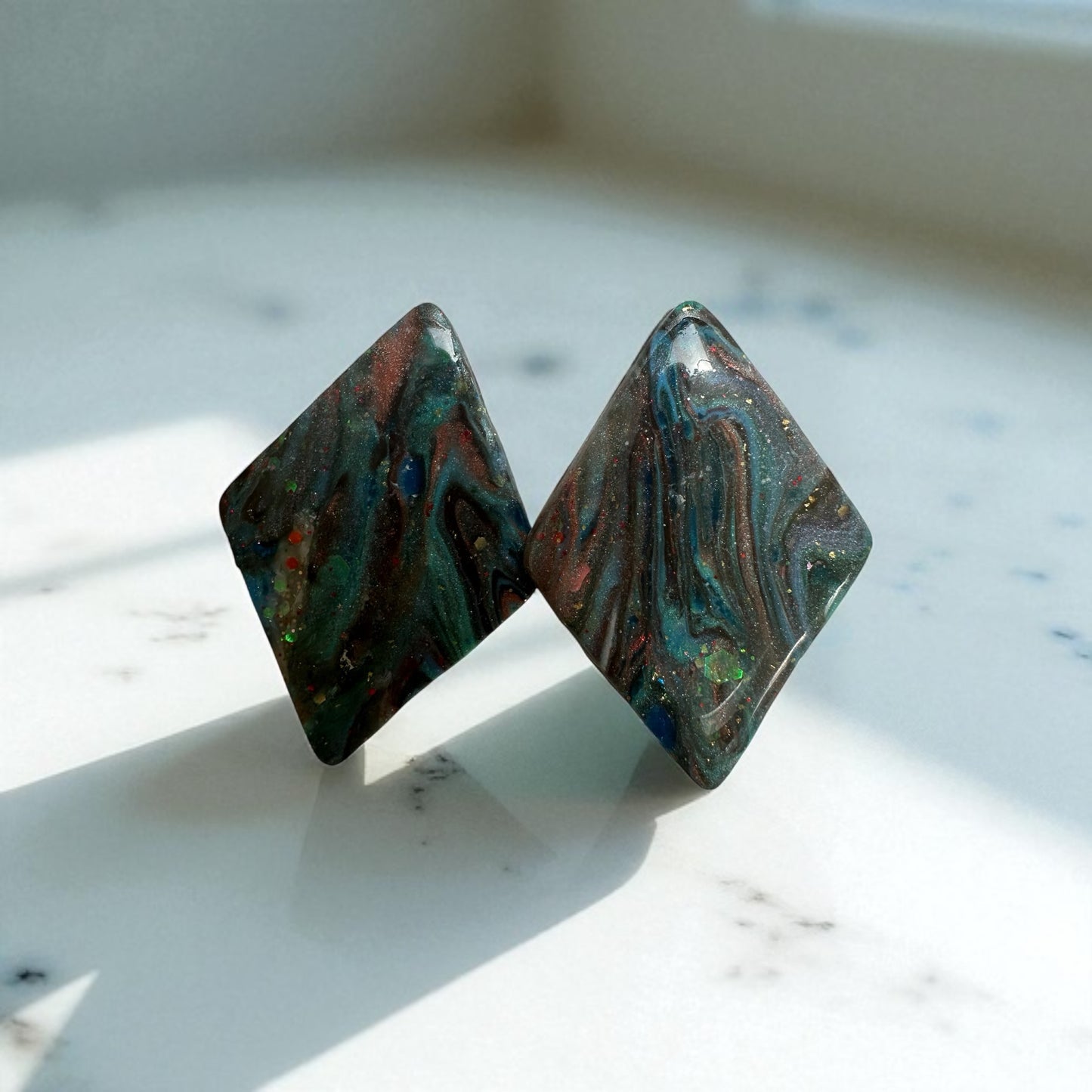 Nebula Swirl Studs