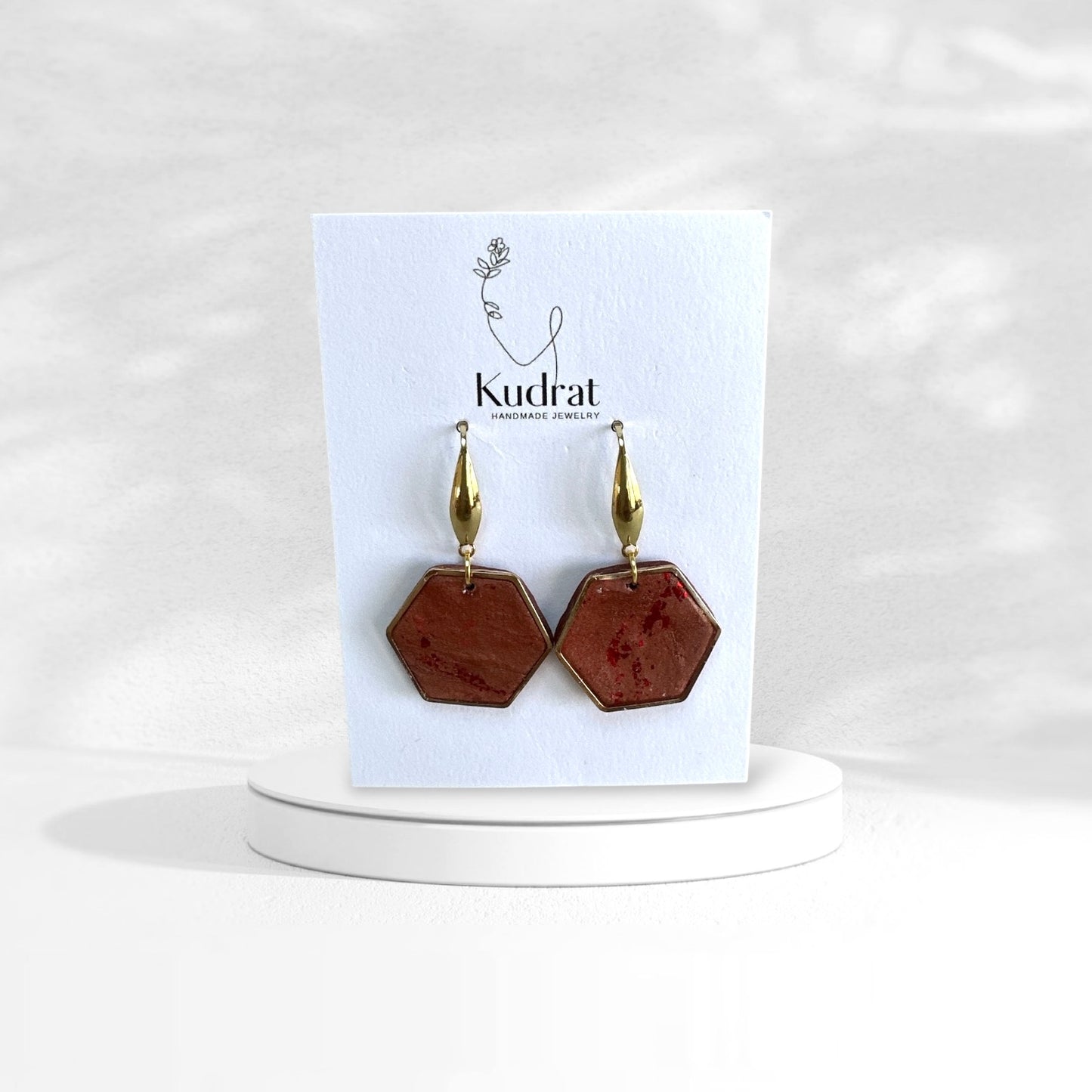 Mauve Taupe Dangles