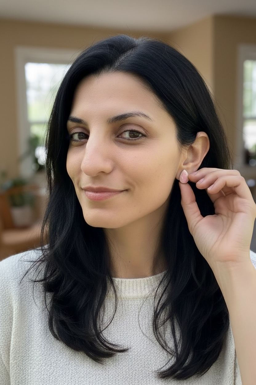 Tear Drop Stud Earrings | Lightweight Handmade Earrings | Pastel Clay Studs