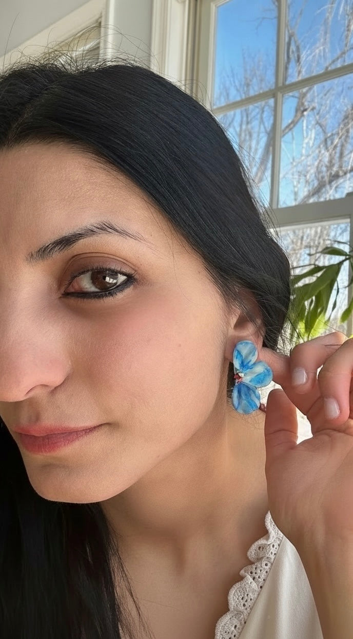 Mini Ocean Bloom Earrings